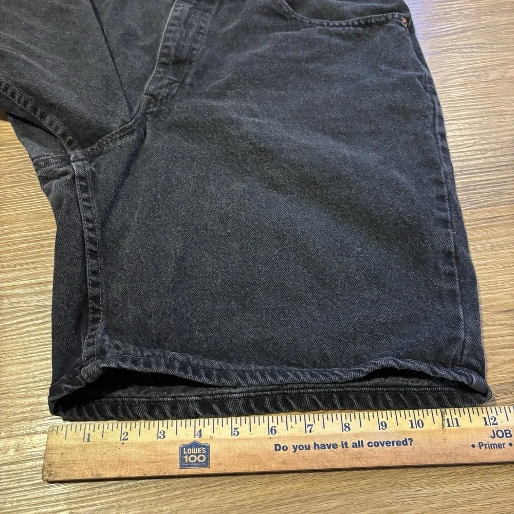 VTG 1999 Levis 550 Relaxed Fit Denim Shorts Mens 36 Fits 34 Black USA Made Y2K